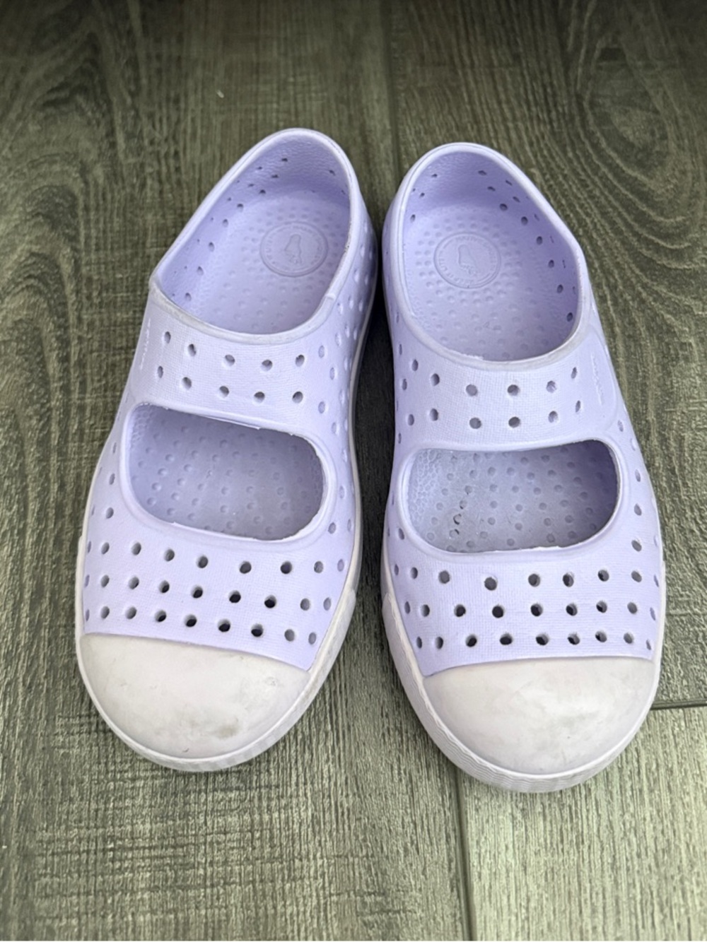 Native Kids Mary Jane Shoes in Light Lavender C9